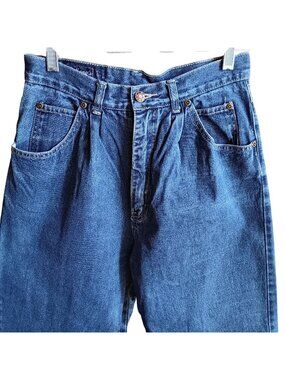 1970's High-Waisted Sz 11 27x33 True Vintage Denim Jeans Anthony's Tapered Leg